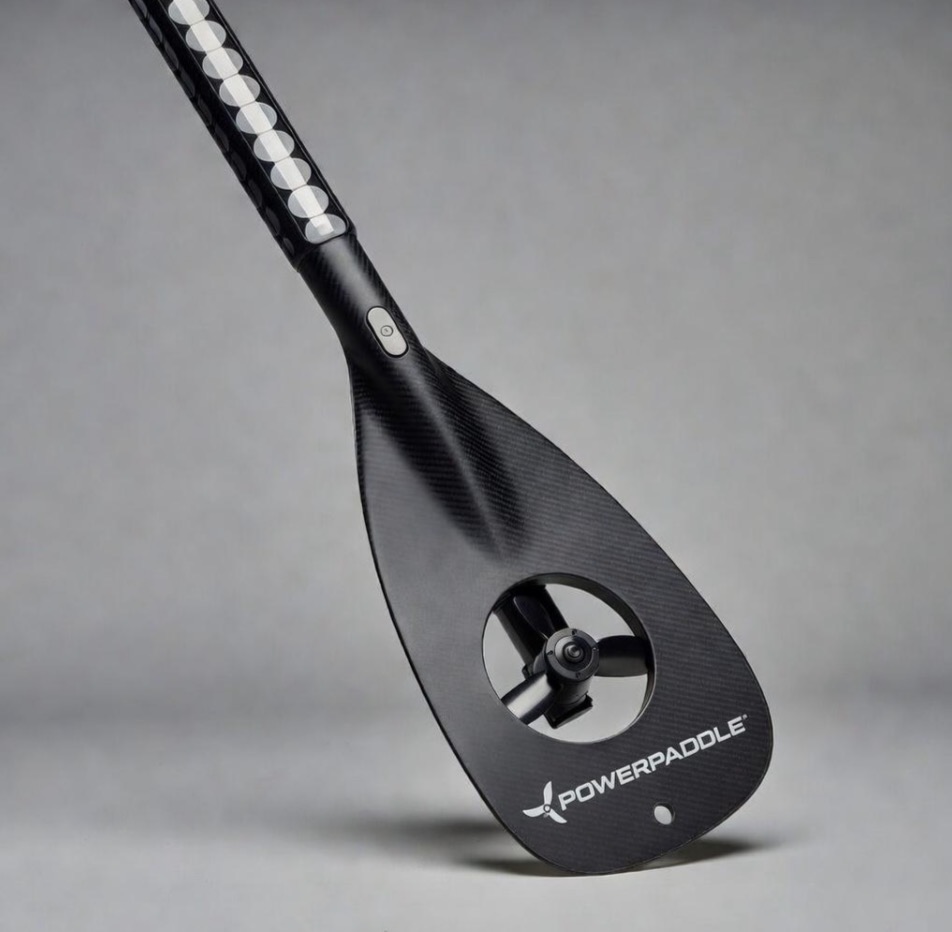 Power Paddle Pro — carbon fiber blade with integrated brushless propeller
